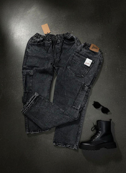 Denim Cargo Pant – Streetwear Utility Jeans